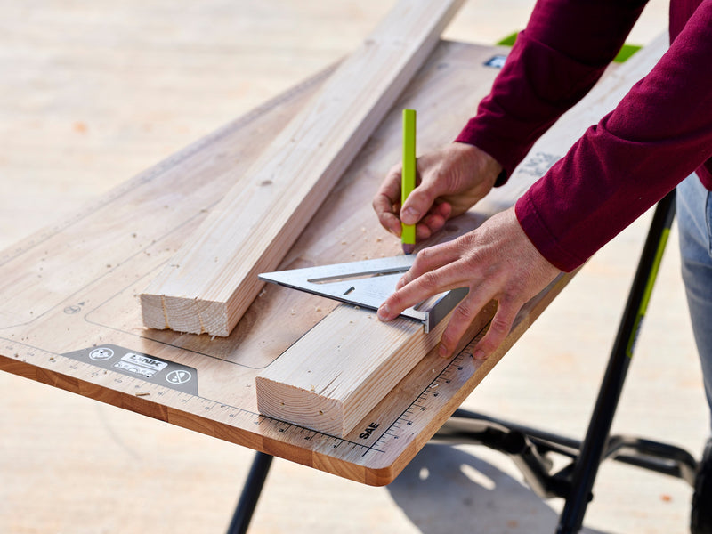Large 42" x 22" wood work surface