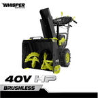 40V HP BRUSHLESS WHISPER SERIES 22" TWO-STAGE SNOW BLOWER KIT image 1