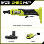 18V ONE+™ HP COMPACT BRUSHLESS 1/4" High Speed Ratchet Kit Image 2