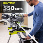 18V ONE+ HP BRUSHLESS 10" SLIDING COMPOUND MITER SAW KIT Image 6