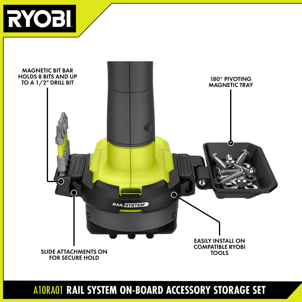 3PC. RAIL SYSTEM ON-BOARD ACCESSORY STORAGE SET – RYOBI Tools Canada