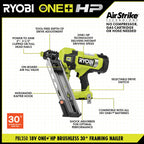 18V ONE+ HP BRUSHLESS AIRSTRIKE 30° FRAMING NAILER Image 2