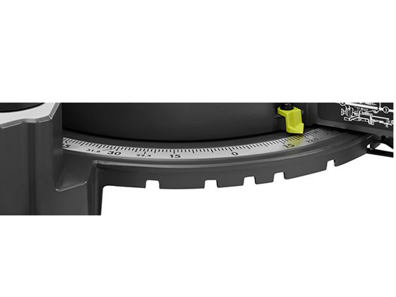 Miter stops located at the most common crown molding angles