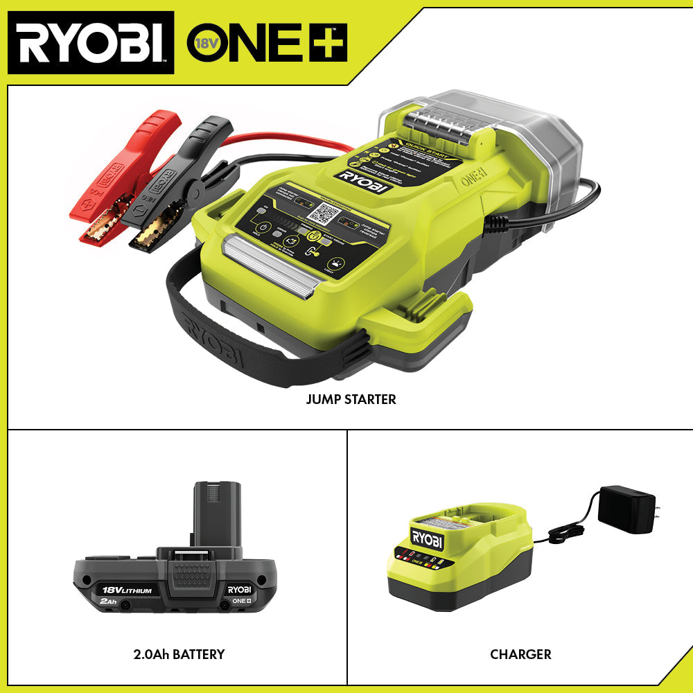 18V ONE+ JUMP STARTER KIT – RYOBI Tools Canada