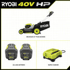 40V HP BRUSHLESS 21" MULTI-BLADE PUSH MOWER KIT Image 3