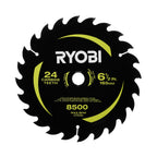 6-1/2" 24 CARBIDE TEETH THIN KERF CIRCULAR SAW BLADE image