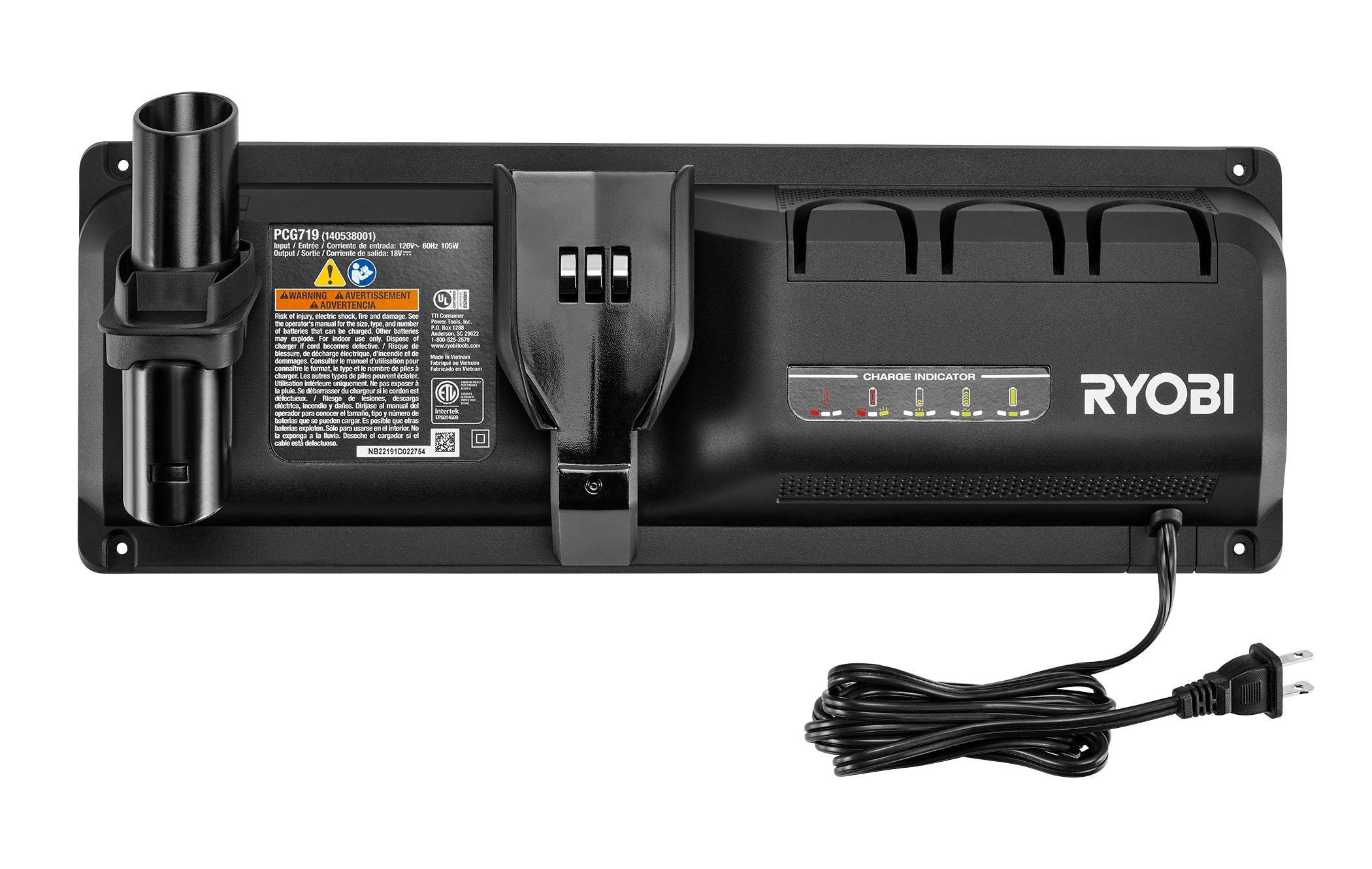 ADVANCED STICK VACUUM 4AH CHARGING DOCKING STATION – RYOBI Tools