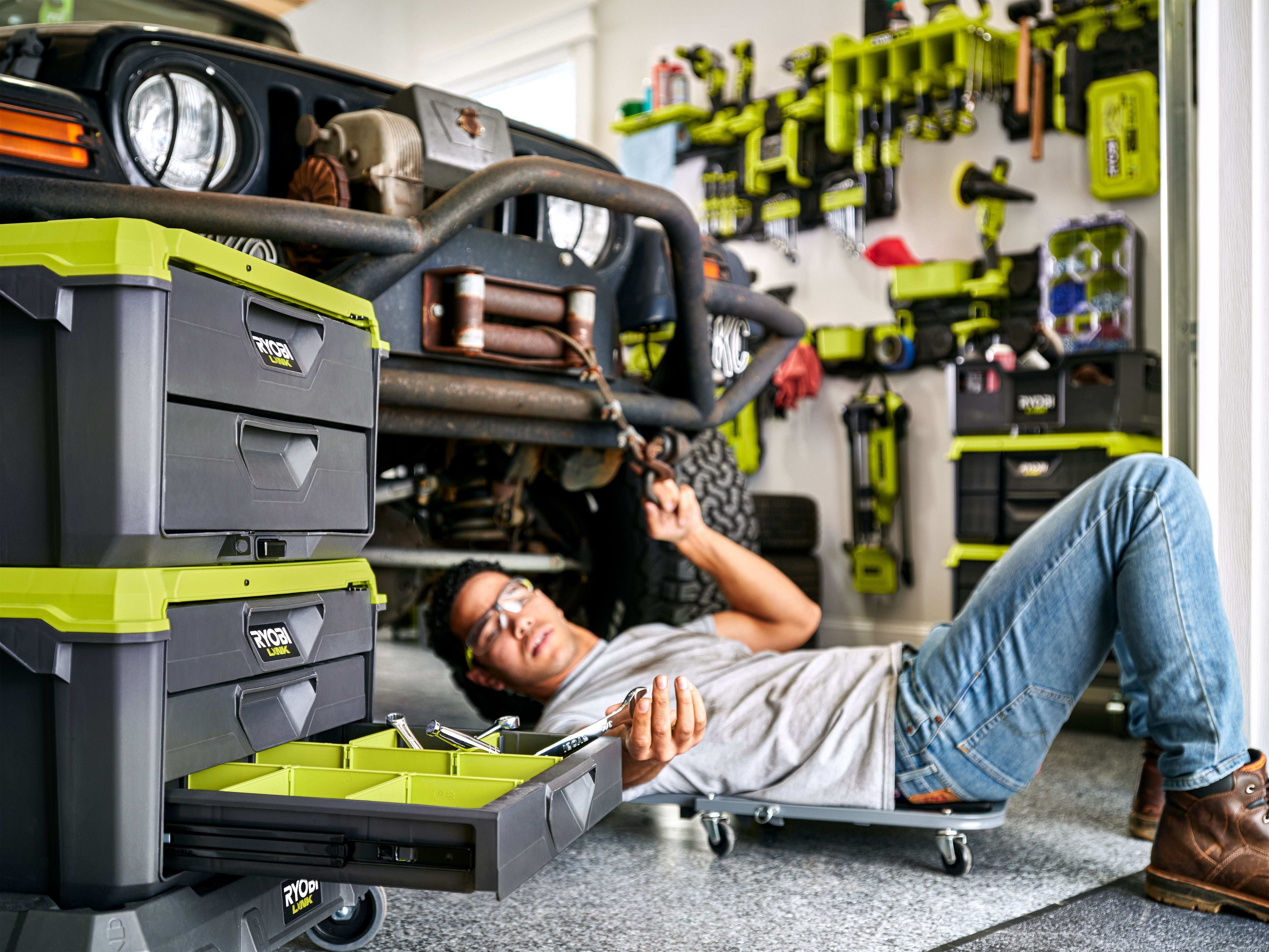 DIY  移動作業ストッカー LINK 2-DRAWER TOOL BOX – RYOBI Tools Canada