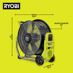 40V HP BRUSHLESS HYBRID WHISPER SERIES 20" AIR CANNON Image 2