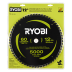 12" 60 CARBIDE TEETH THIN KERF MITER SAW BLADE