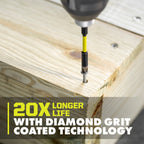 3 PC. 3-1/2" Diamond Grit Impact Drive Bits Image 4
