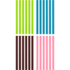 24 PC. MINI VARIETY COLOR GLUE STICKS image