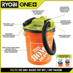 18V ONE+ BUCKET TOP WET/DRY VACUUM KIT Image 3