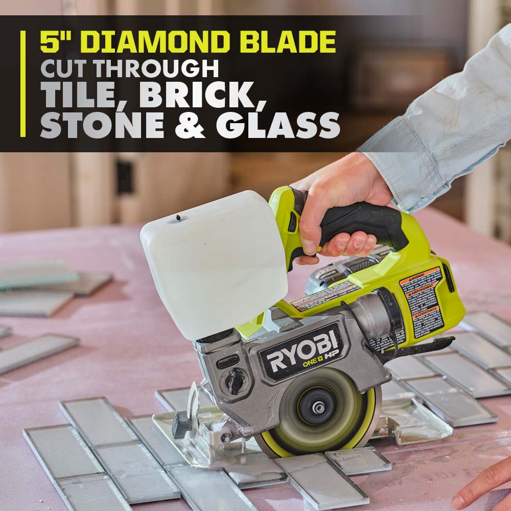 18V ONE+ BRUSHLESS 5" HANDHELD TILE/MASONRY SAW Image 8