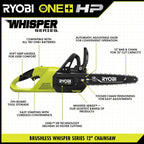 18V ONE+ HP BRUSHLESS WHISPER SERIES 12" CHAINSAW Image 2