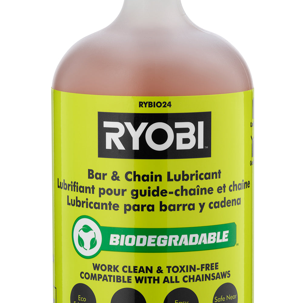 Huile biodégradable pour barres et chaînes, 680 ml