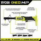 18V ONE+ HP Brushless 3/8" Extended Reach Ratchet Image 2