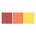 24 PC. FULL SIZE WARM COLOR GLUE STICKS