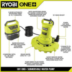 18V ONE+ 20 GPM SUBMERSIBLE WATER TRANSFER PUMP  Image 2