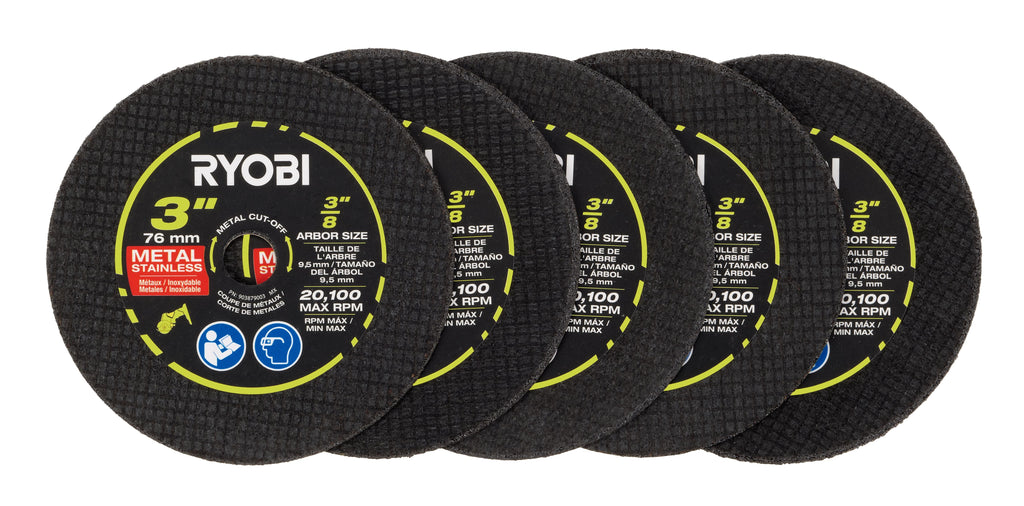 3" Aluminum Oxide Cut-Off Wheel Set (5-Piece) image