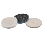 3 PC. 6" Buffing and Polishing Wheel Set  image