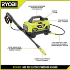 1800 PSI 1.2 GPM Electric Pressure Washer Image 3