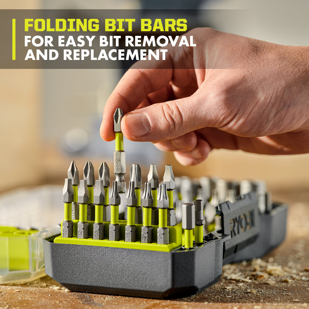 52 PC. IMPACT DRIVING SET WITH DIAMOND GRIT BITS Image 7