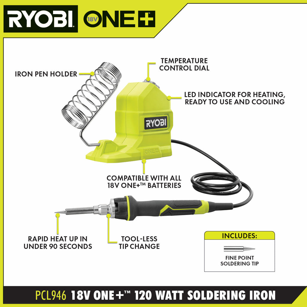 18V ONE+ 120W SOLDERING IRON KIT Image 2