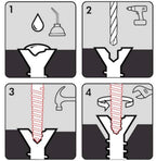 5 PC. Spiral Screw Extractor Set Image 3