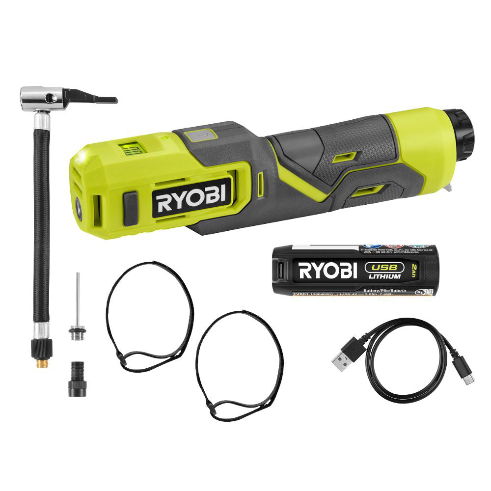 USB LITHIUM BIKE & BALL PUMP KIT