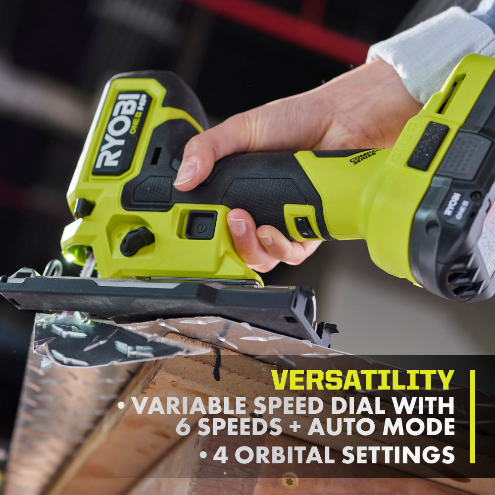 Ryobi Command Force 18V ONE+ HP COMPACT BRUSHLESS BARREL GRIP JIG SAW – RYOBI Tools Canada