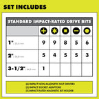 70 PC. IMPACT RATED DRIVING BIT SET Image 3