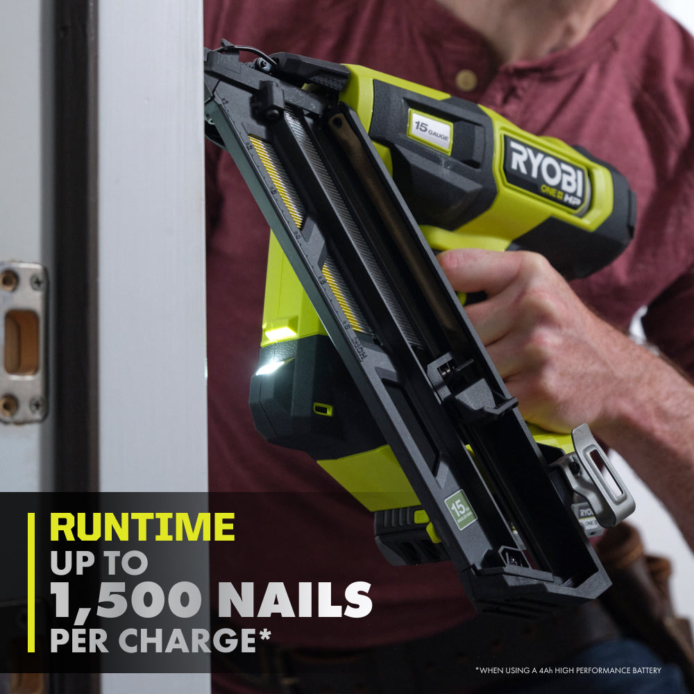 18V ONE+ HP BRUSHLESS 15GA ANGLED FINISH NAILER Image 4