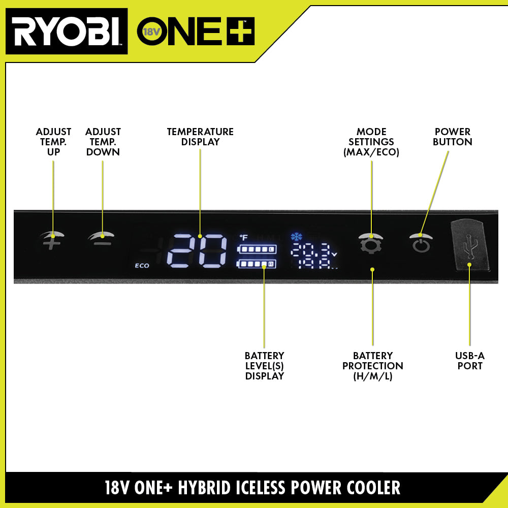 18V ONE+ 24Q Hybrid Power Cooler – RYOBI Tools Canada