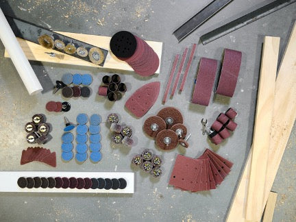 3 PC. FILE SANDER BELTS Image 3