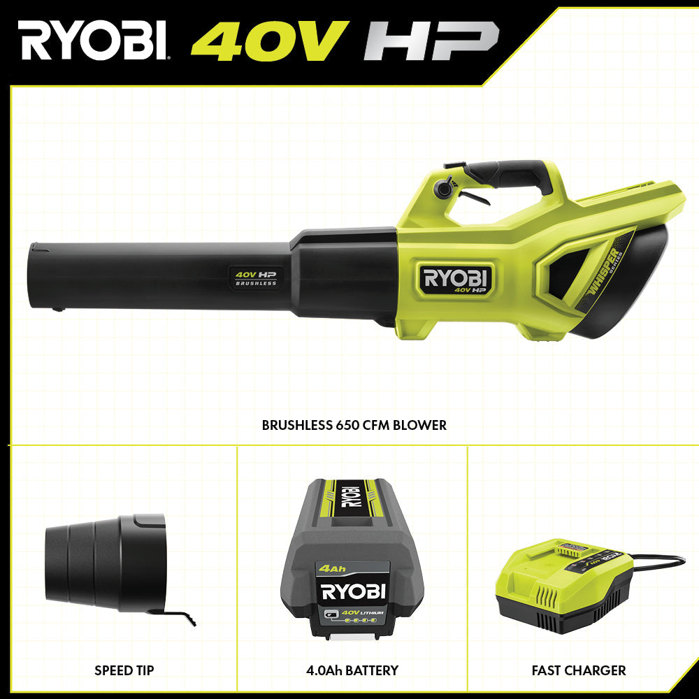 40V HP BRUSHLESS 650 CFM BLOWER KIT Image 3