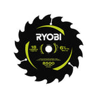 6-1/2" 18 CARBIDE TEETH THIN KERF CIRCULAR SAW BLADE Image 1