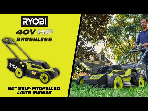 40V HP BRUSHLESS 20" SELF-PROPELLED LAWN MOWER video