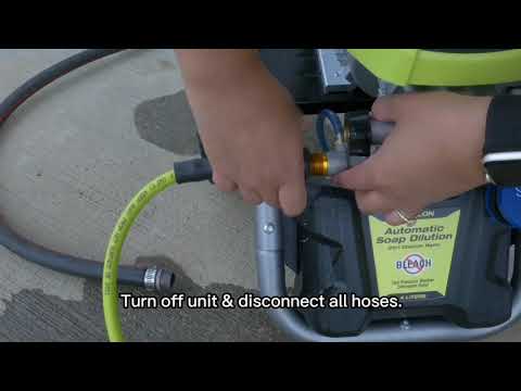RYOBI Pressure Washer Pump Protector  video