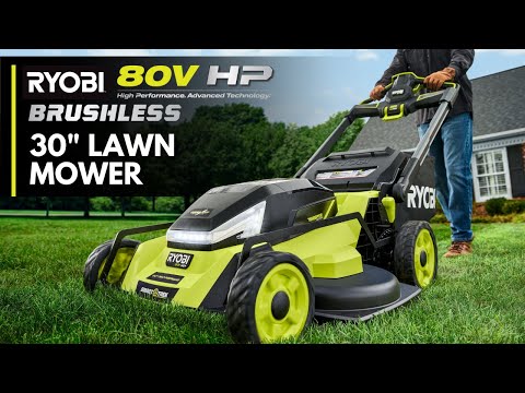 80V HP BRUSHLESS 30" SELF-PROPELLED MULTI-BLADE MOWER KIT video