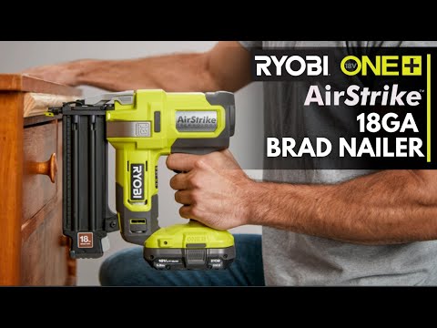 18V ONE+ AIRSTRIKE 18GA BRAD NAILER video