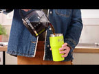 20 oz. Stainless Steel Black Tumbler