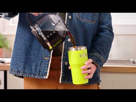 20 oz. Stainless Steel Black Tumbler
