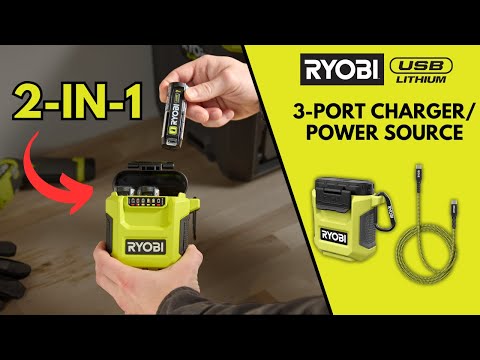 USB Lithium 3-Port Charger & Power Source