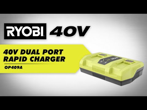 40V DUAL PORT RAPID CHARGER video