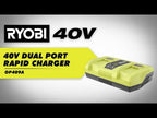 40V DUAL PORT RAPID CHARGER video