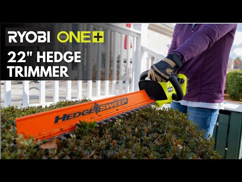 18V ONE+ 22" HEDGE TRIMMER KIT video