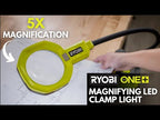 ONE+ 18V Magnifying Clamp Light Kit  video