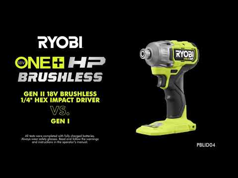18V ONE+ HP Brushless 4-Mode 1/4" Hex Impact Driver