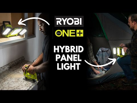 18V ONE+ HYBRID LED PANEL LIGHT video